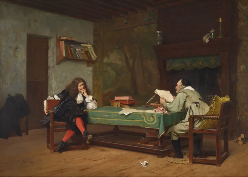 Bir işbirliği (Molière ve Corneille - Jean-Léon Gérôme