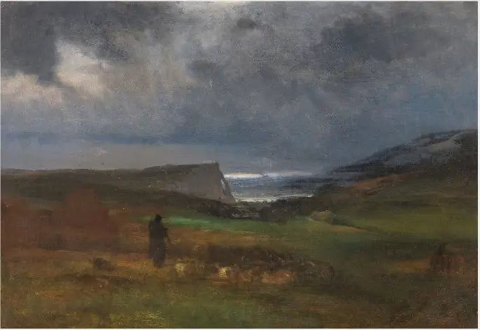 Bir Sahil, Akşam - George Inness