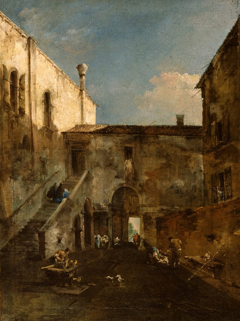 Bir Venedik Meydanı - Francesco Guardi
