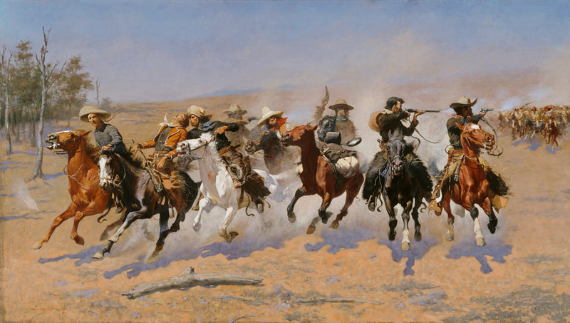 Bir Koşu Ormana Doğru - Frederic Remington