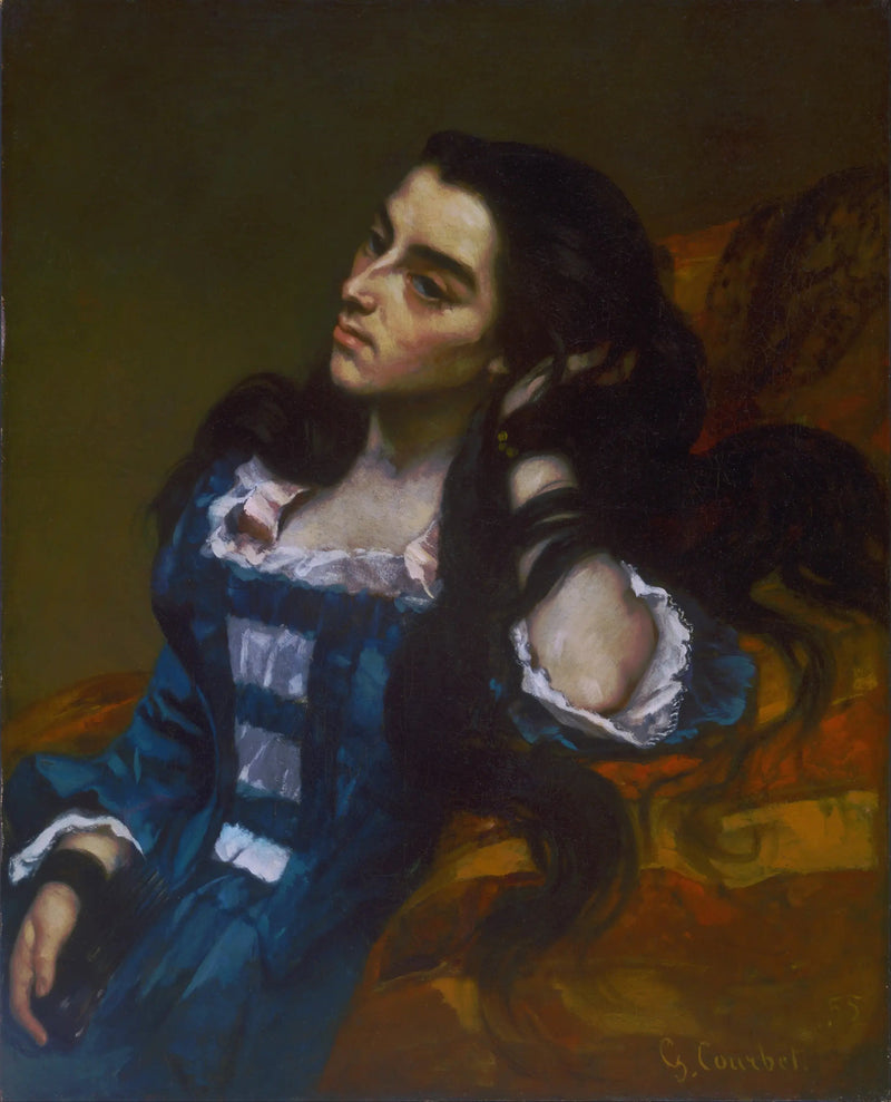 İspanyol bir kadın - Gustave Courbet