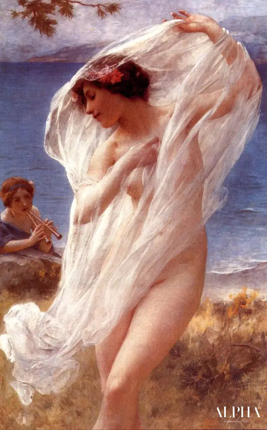 Une danse au bord de la mer - Charles-Amable Lenoir - Reproductions de tableaux et peintures haut de gamme