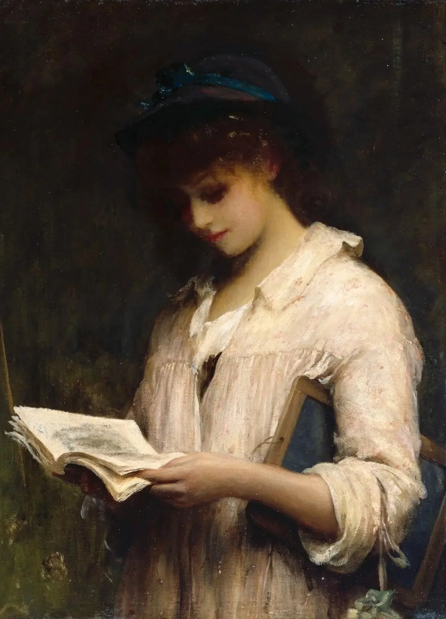 Bir okul kızı - Luke Fildes