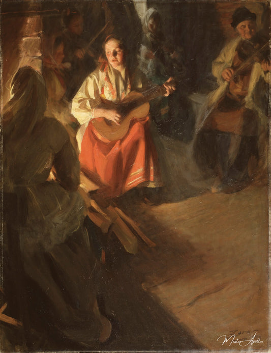 Une Famille de musiciens, 1905 - Anders Zorn - Reproductions de tableaux et peintures haut de gamme