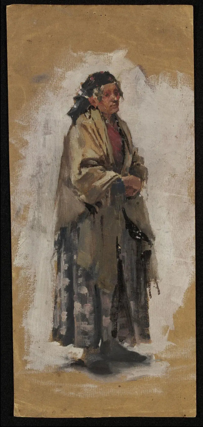 Yaşlı bir kadın - Luke Fildes