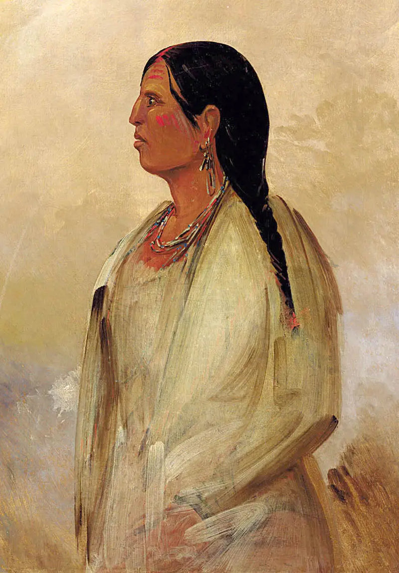 Bir Choctaw Kadını - George Catlin