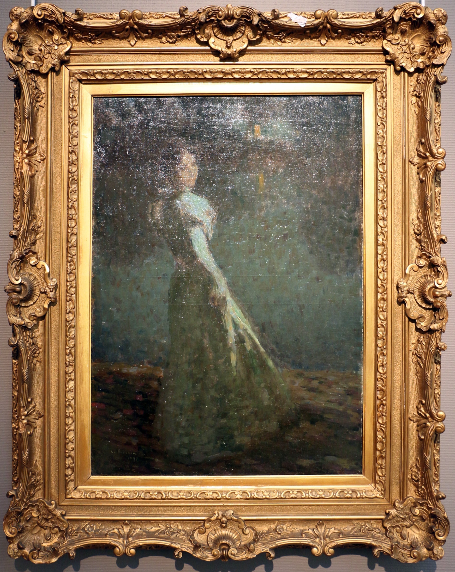 Une femme, le soir (étude) - Henri Le Sidaner