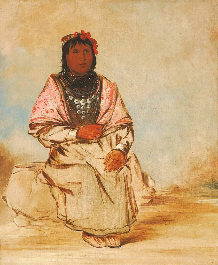 Bir Seminole Kadını - George Catlin