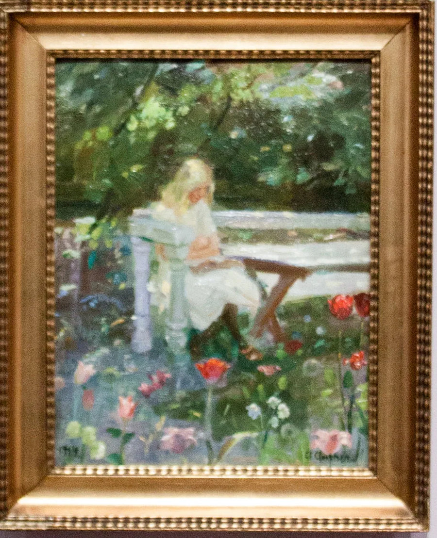 Yazda Bahçedeki Kız - Anna Ancher