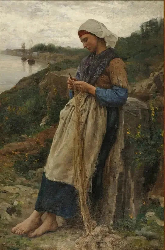 Bir Balıkçı Kızı - Jules Breton
