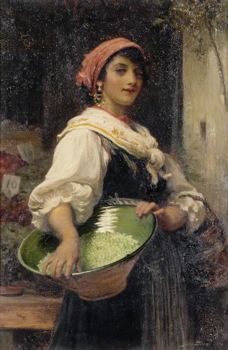 Venedik Pazarındaki Bir Kız - Luke Fildes