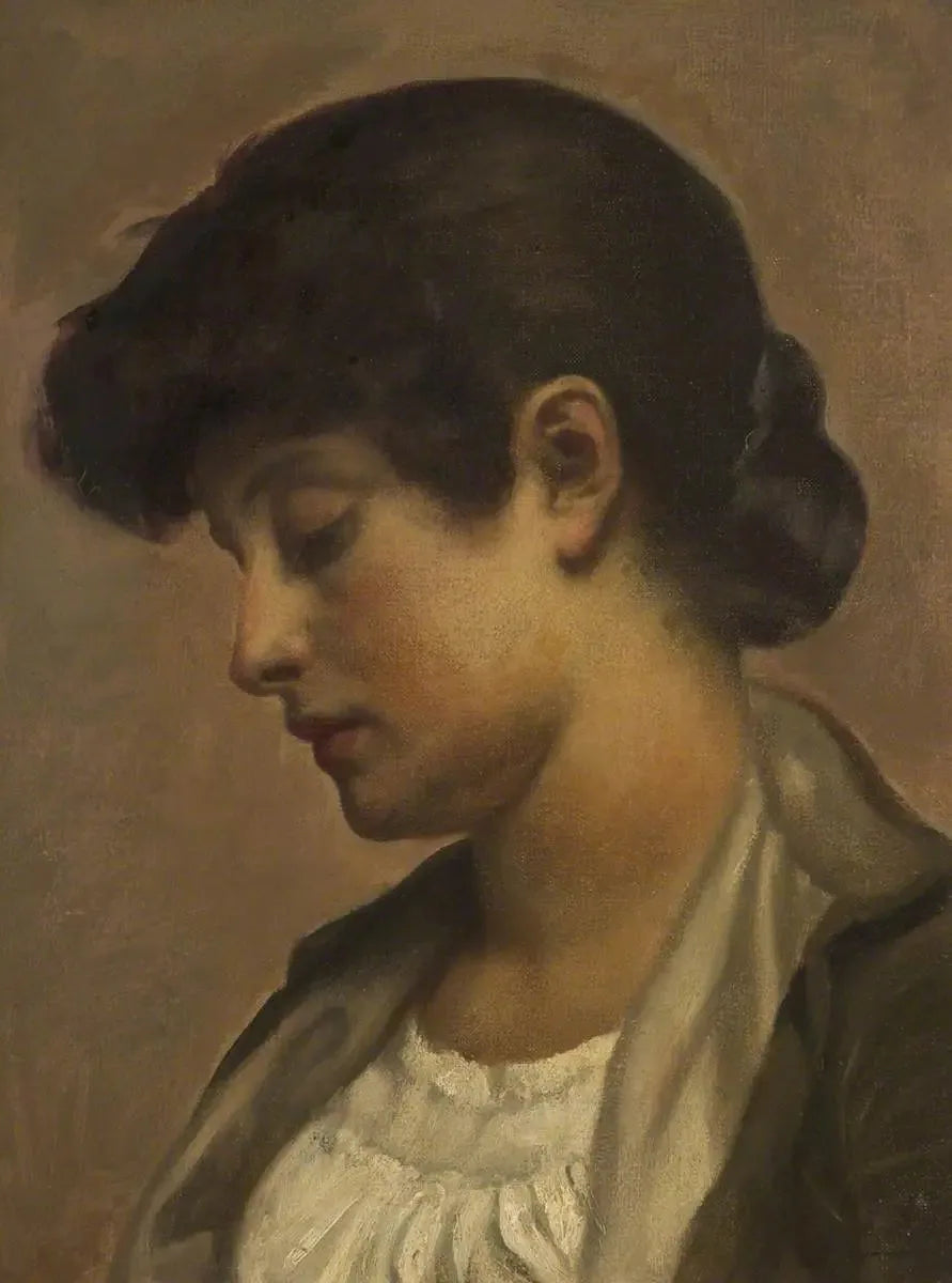 Bir Kız Headoga - Frederic Leighton