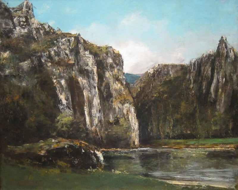 Jura'da Bir Boğaz - Gustave Courbet