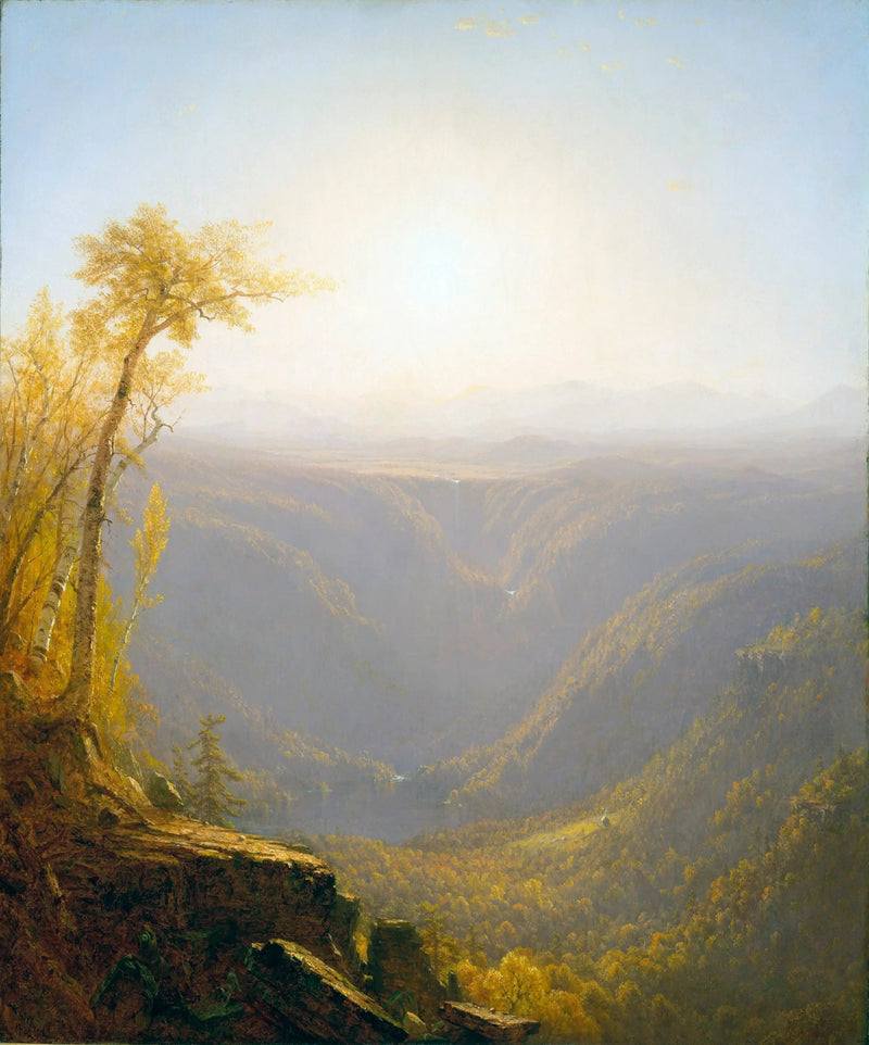 Dağlardaki bir boğaz (Kauterskill karanfili) - Sanford Robinson Gifford