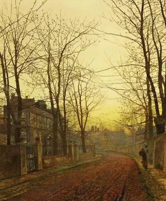 Sonbahar Bir Aşk Hikayesi - John Atkinson Grimshaw
