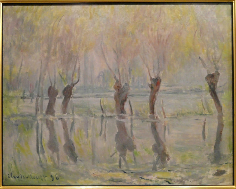 Giverny'de Bir Sel - Claude Monet