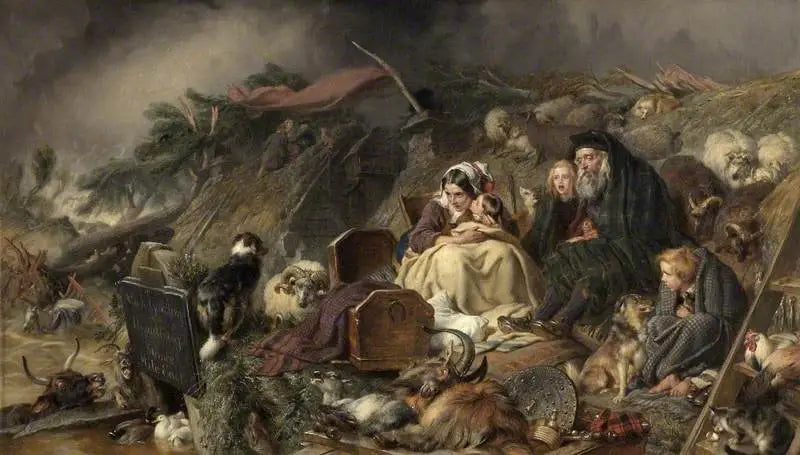 Yüksek ovalarda bir sel - Edwin Henry Landseer