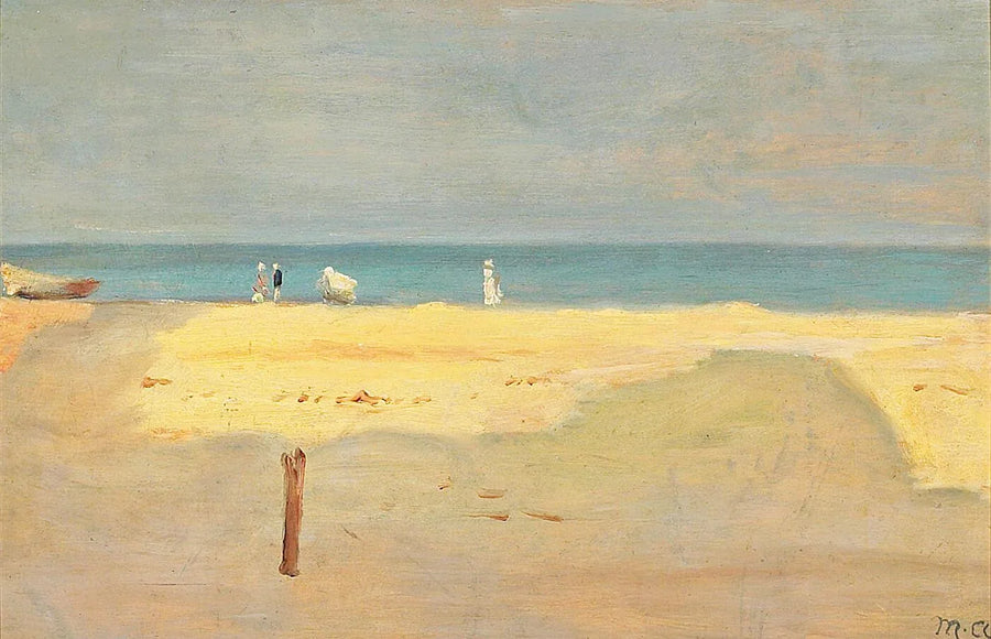 Skagen Plajında Bir Yaz Günü - Michael Peter Ancher
