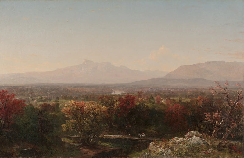 Beyaz Dağlar'da Bir Ekim Günü - John Frederick Kensett