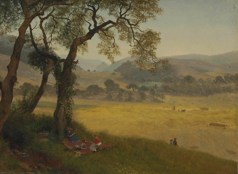 Altın Yaz Günü Oakland Yakınlarında - Albert Bierstadt