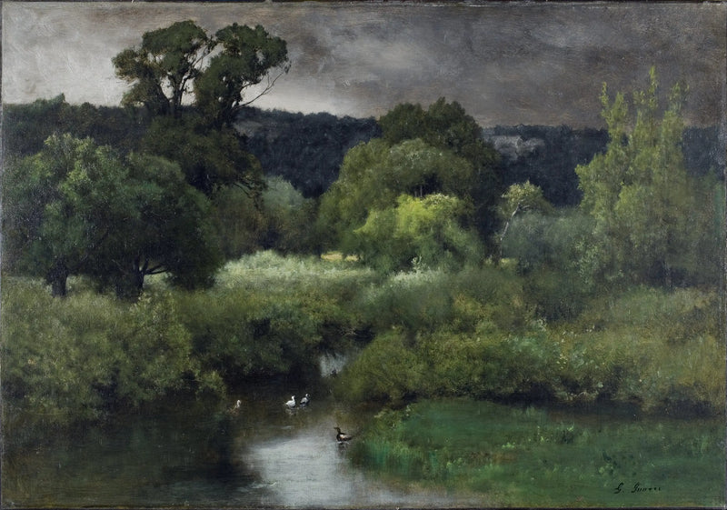 Gri ve kasvetli bir gün - George Inness