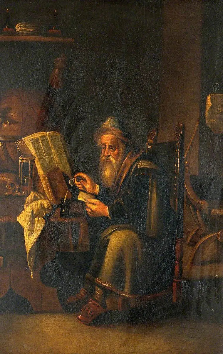 Une lecture philosophique - David Teniers le Jeune - Alpha Reproduction