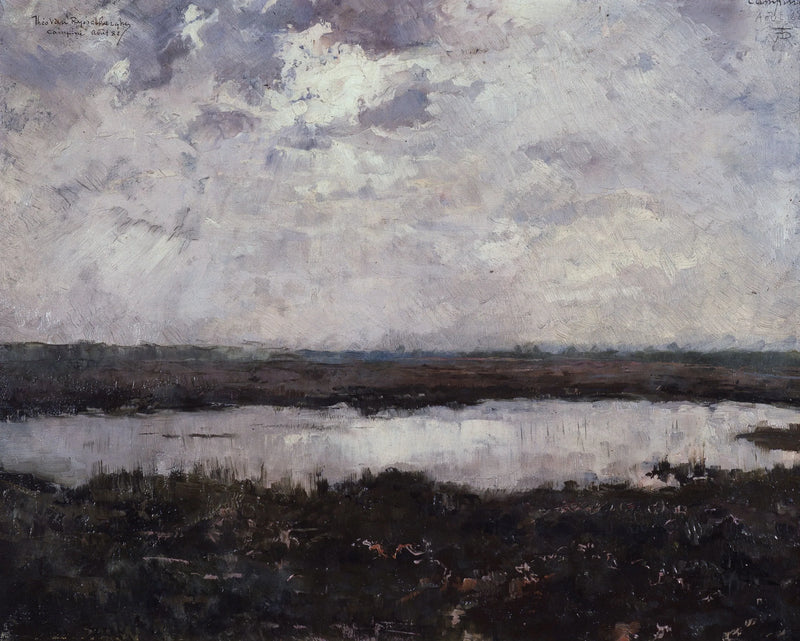 Bir gölet Kampine'de - Theo van Rysselberghe
