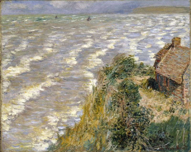 Pourville'de yükselen gelgit - Claude Monet