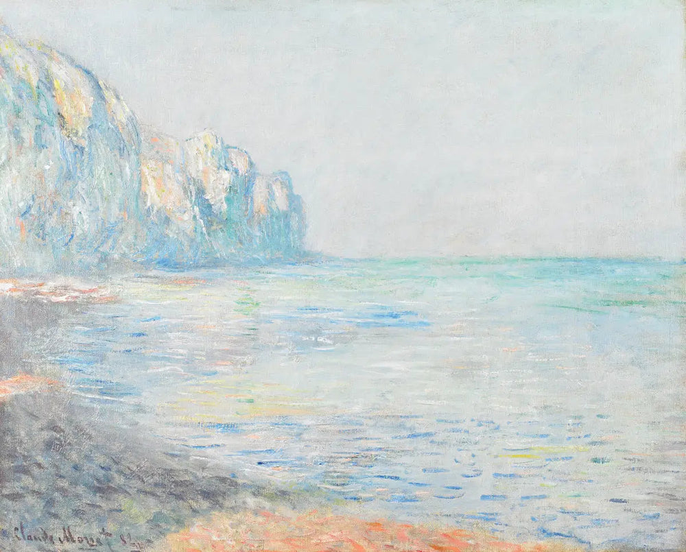Une matinée brumeuse à Pourville - Claude Monet image 1 copie de tableau peinte à la main
