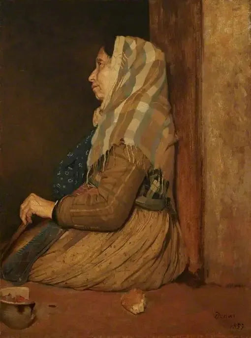 Bir Romalı Dilenci - Edgar Degas