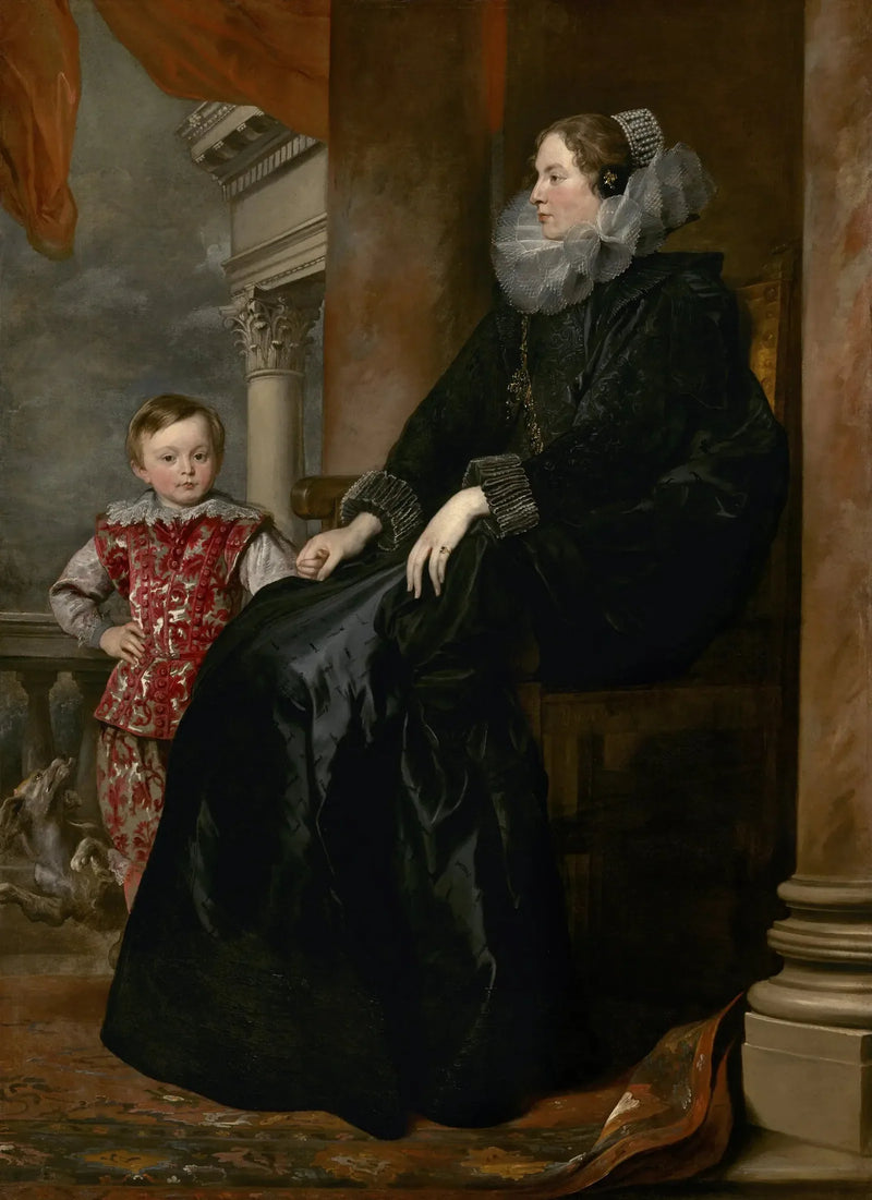 Asil Genoa ve Oğlu - Antoine van Dyck
