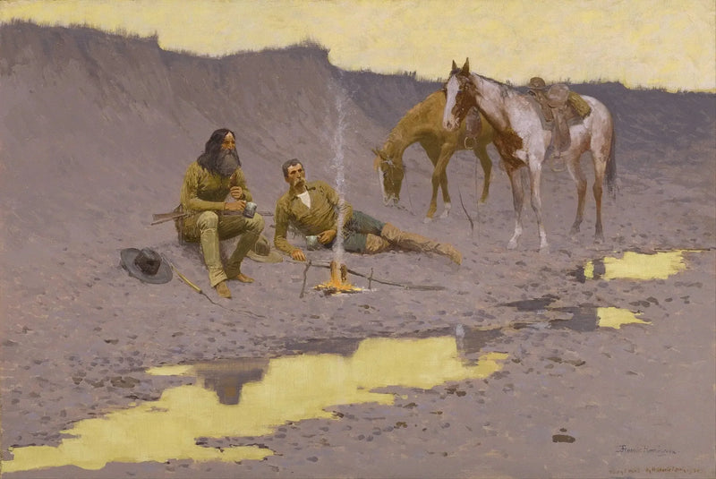 Cimarron'da Yeni Bir Yıl - Frederic Remington