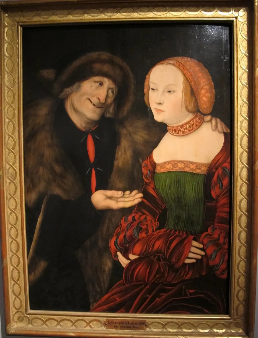 Uyumsuz Bir Çift - Lucas Cranach the Elder