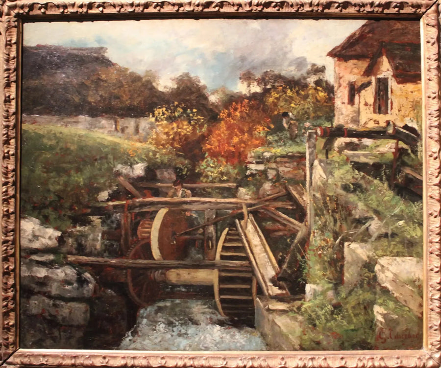 Ornans'ta bir kırtasiye - Gustave Courbet