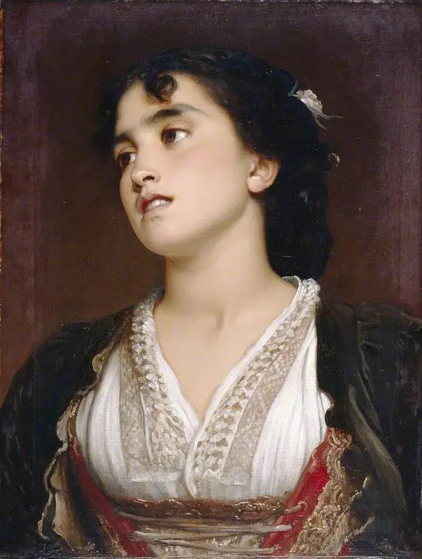 Bir Roma Köylü Kadın - Frederic Leighton
