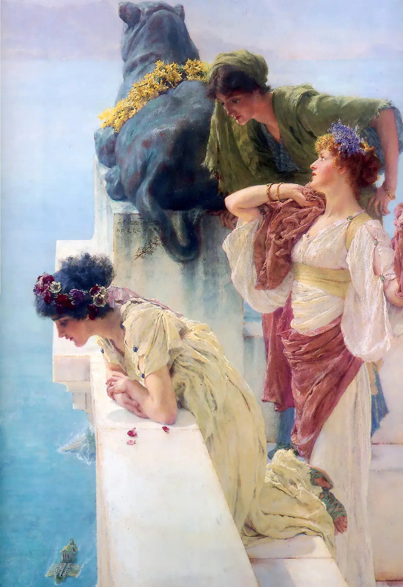 Vantage için bir parça - Lawrence Alma-Tadema