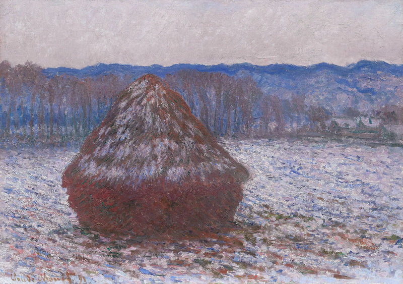 Bir Buğday Yığını - Claude Monet