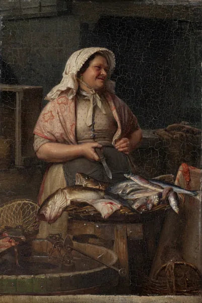 Bir Balıkçı Kadını - Carl Heinrich Bloch