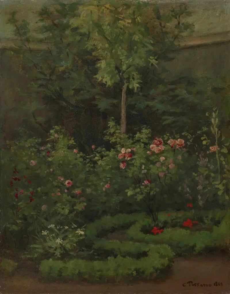 Bir Gül Bahçesi - Camille Pissarro
