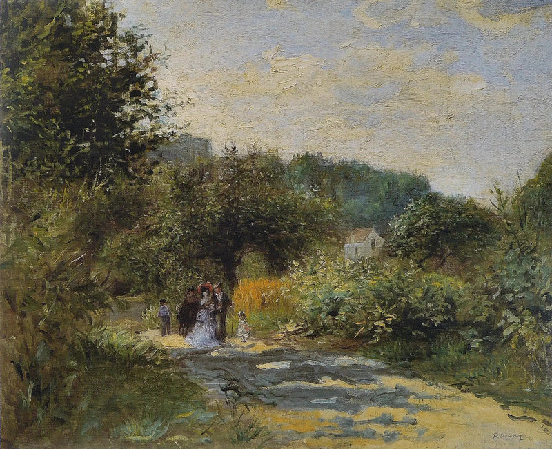 Louveciennes'de Bir Yol - Pierre-Auguste Renoir