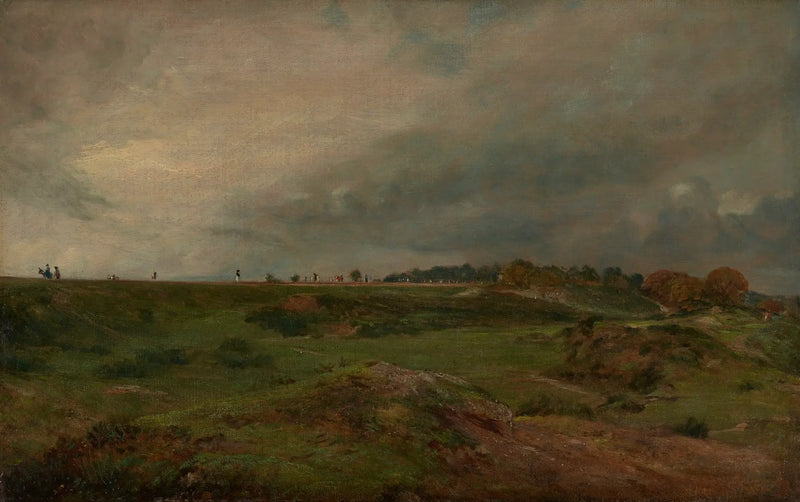 Hampstead Heath boyunca bir yol - John Constable