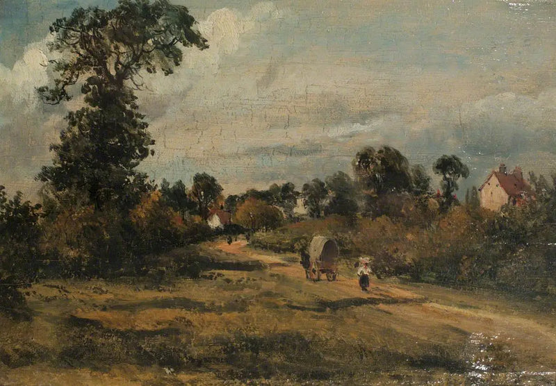 Bir kırsal yol - John Constable