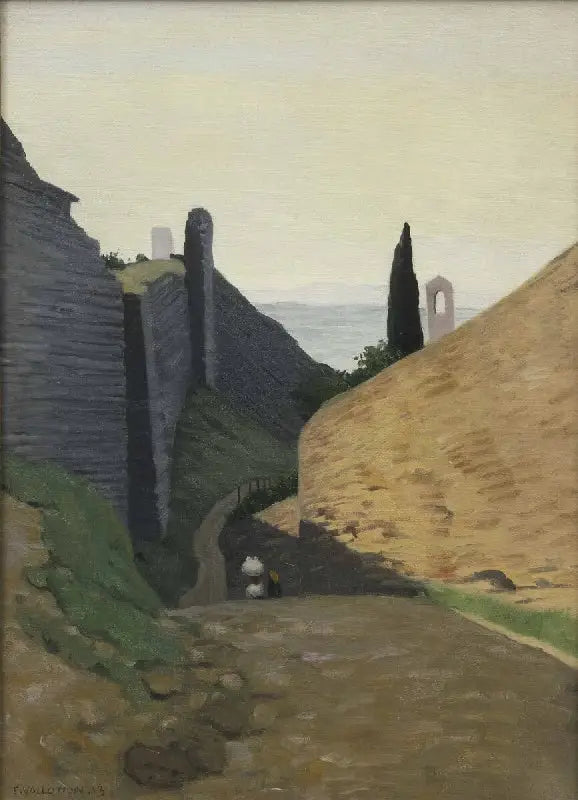Une rue de Pérouse - Félix Vallotton - Alpha Reproduction