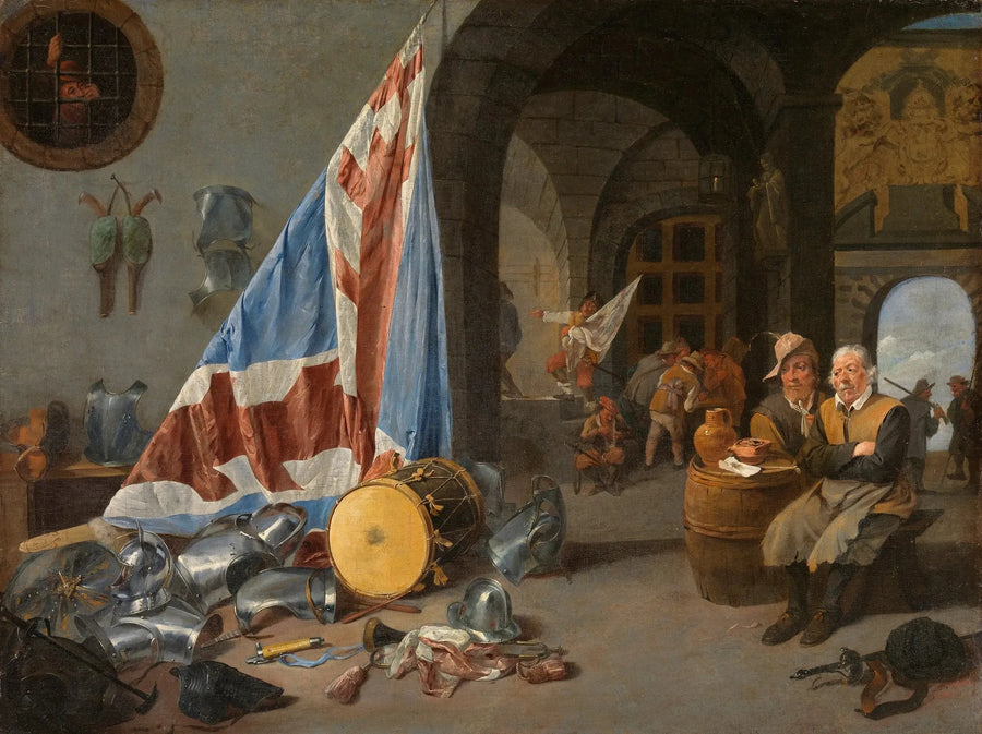 Bir nöbet odası - David Teniers le Jeune