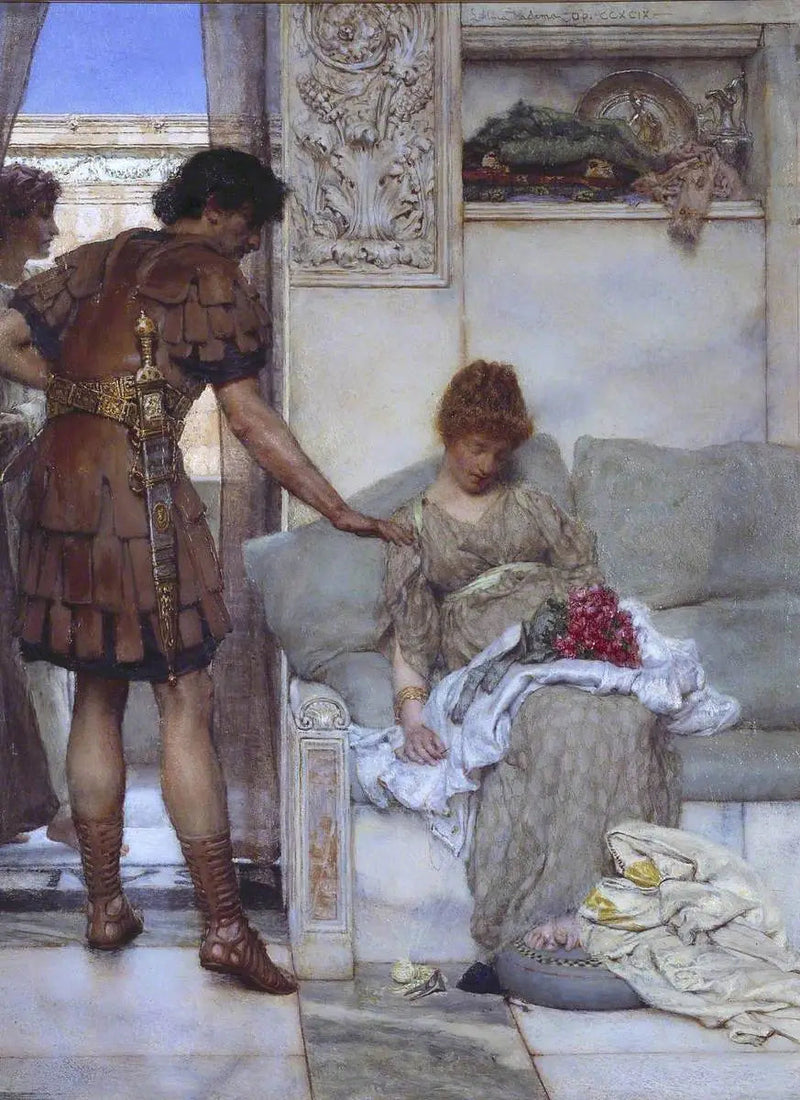 Sessiz Bir Selamlaşma - Lawrence Alma-Tadema