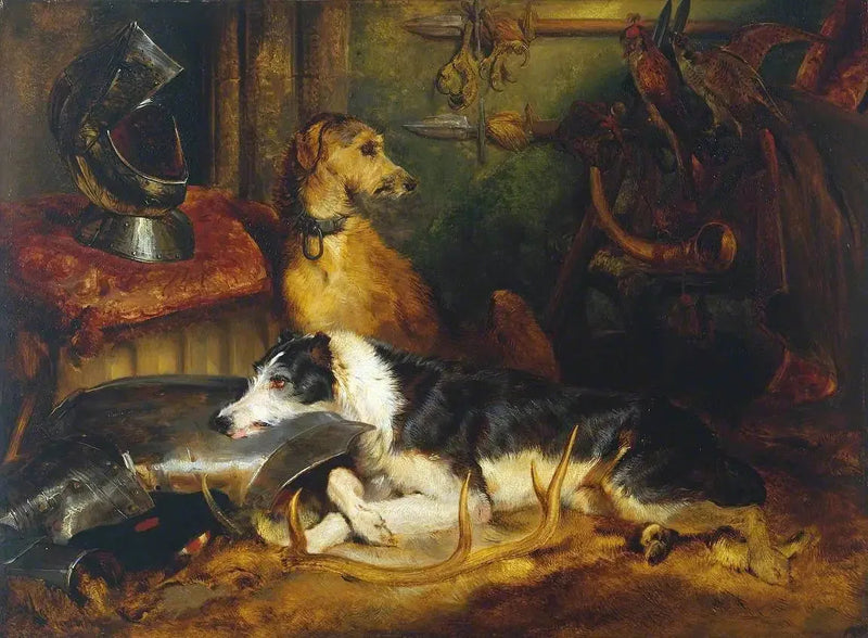 Abbotsford'ta Bir Sahne - Edwin Henry Landseer