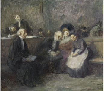 Une scène dans un tribunal - Jean-Louis Forain