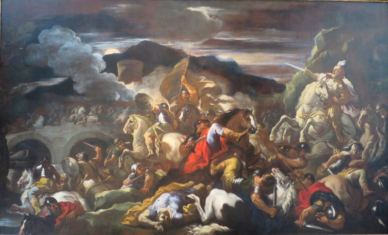 Bir savaş sahnesi - Luca Giordano