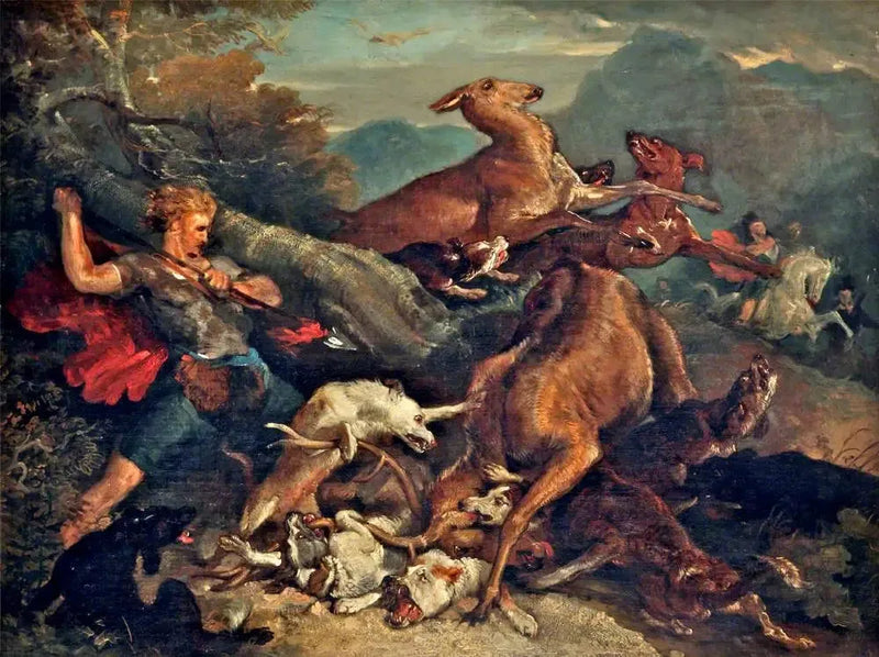 Bir av sahnesi - Edwin Henry Landseer