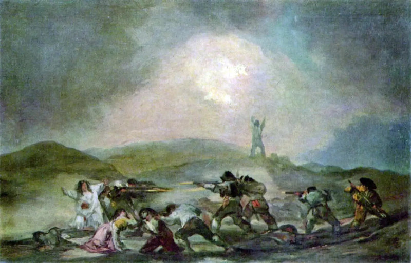 İspanyol bağımsızlık savaşından bir sahne - Francisco de Goya